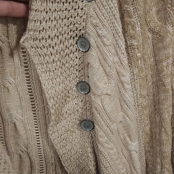 Tan size small cardigan Free People - Picture 4 of 7